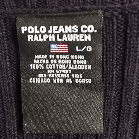 Ralph Lauren Large Full Zip Sweater - Picture 9 of 9